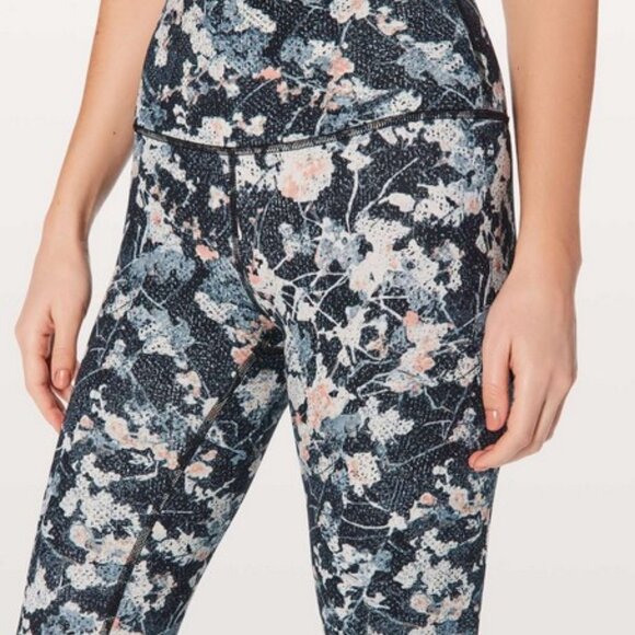 Lululemon Wunder Under Hi-Rise Tight 28in Spring Bloom Multi Size Dot 8 - Picture 3 of 4